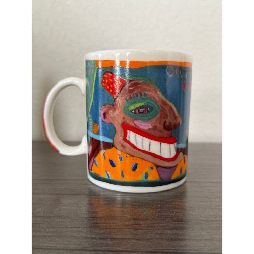 Chaleur Ringer Hand Painted Collector Coffee Mug